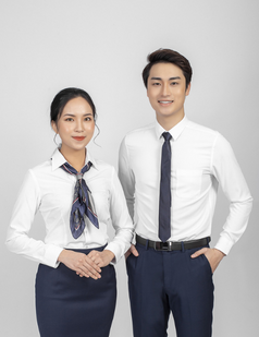 Áo sơ mi đồng phục tay dài 05